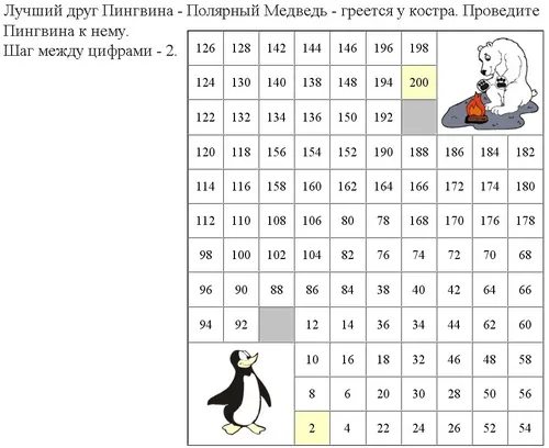числовой лабиринт для детей