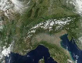 Горная система Альпы