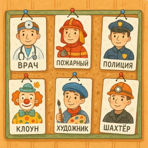 Развивающая игра - Знакомство с профессиями