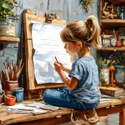 Подвижная игра Художник 5-6 лет