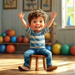 Подвижная игра Ноги вверх! 4-6 лет