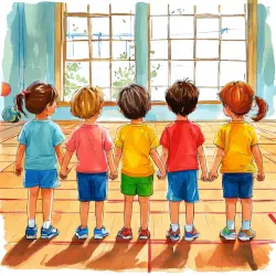 Подвижная игра для детей. Цепи 6-8 лет