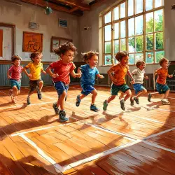 Ребятишки и ветер 3-5 лет. Подвижная игра