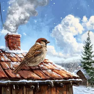 Как Воробей тёплый угол искал. Эдуард Шим. Лесные сказки и рассказы